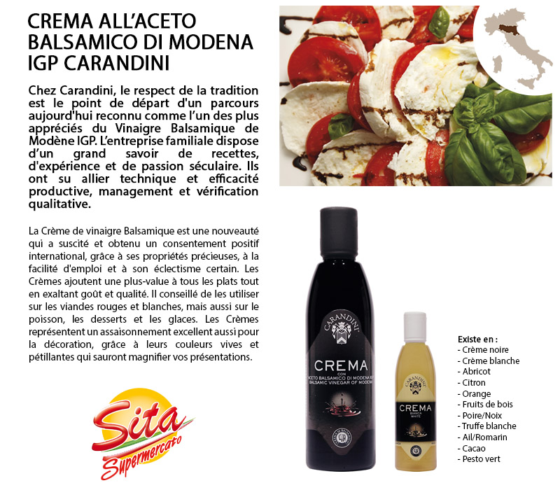 Crema All’Aceto Balsamico Di Modena IGP carandini